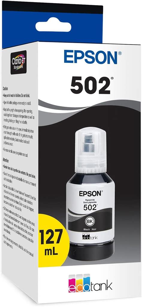 Amazon.com: EPSON 502 EcoTank Ink Ultra.